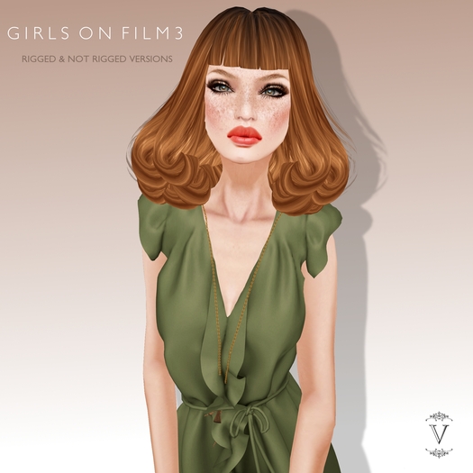 Vanity Hair: Valentina-Light Reds(MESH)