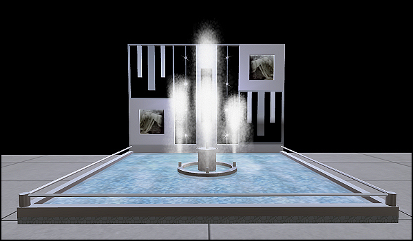 Dancing Jet Water Fountain 03 by Xara Rau Design