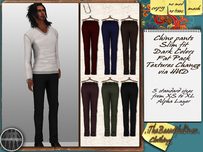 .:TBO:. Chino pants darks fatpack