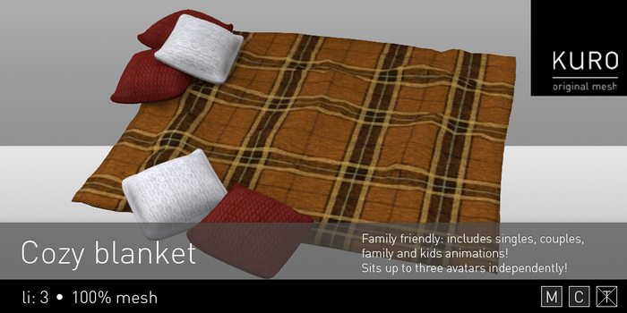 Kuro - Cozy blanket