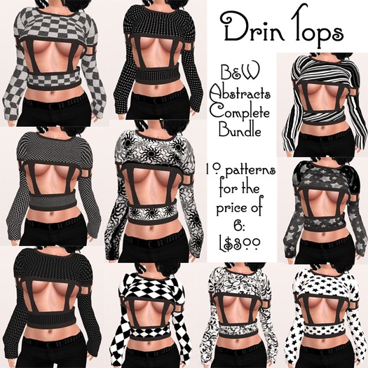 Drin B&W Abstracts Complete Bundle 