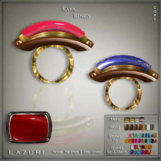 Lazuri Kaya Rings