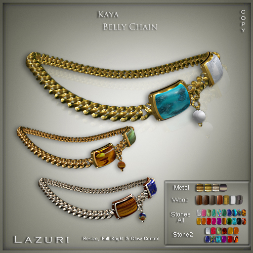 Lazuri Kaya Belly Chain