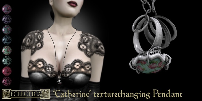 Eclectica 'Catherine' Pendant-silver