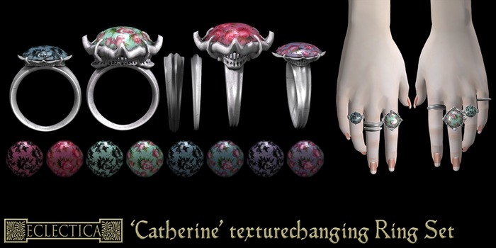 Eclectica 'Catherine' Pendant-silver