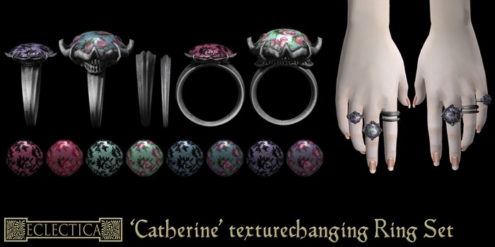 Eclectica 'Catherine' Pendant-silver