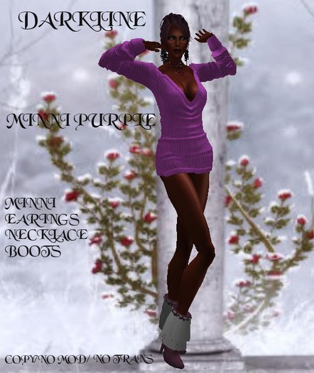 <==DARKLINE==>mini purple