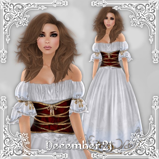 [K~*~S] Mae - Gown - Candy Cane