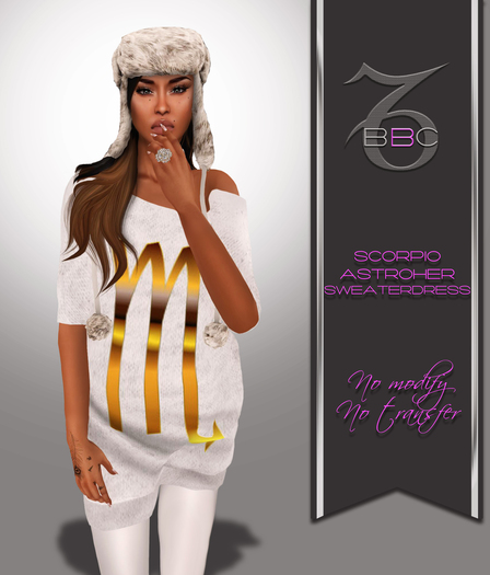 :::BBC::: Scorpio AstroHer SweaterDress