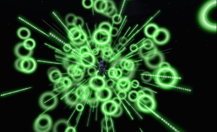 Green neoncircles
