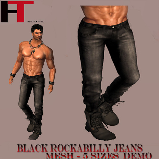 (H-T) ROCABILLY JEANS DEMO WITH NEW LOGO