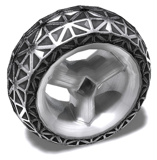 Mesh Materials Tricar Wheel