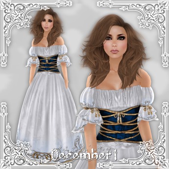 Second Life Marketplace - [K~*~S] Mae - Gown - Winter Blue