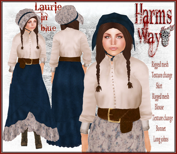 Harm's Way Laurie in blue