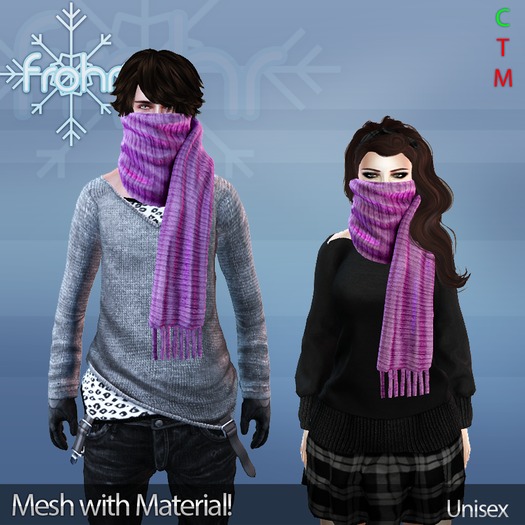 [frohr] Face Scarf Pink BOXED