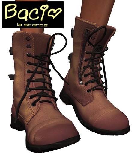 Bacio * Mesh  boots brown BOX