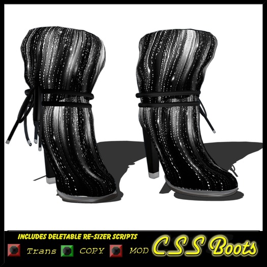 CSS Purple Droplet Short Boot :CSS BOOTS: SALE