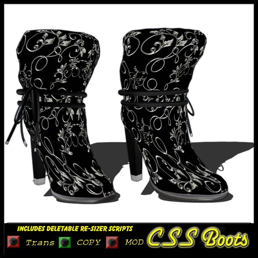 Flower Low CSS Boots 