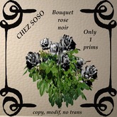 BLACK ROSE BOUQUET