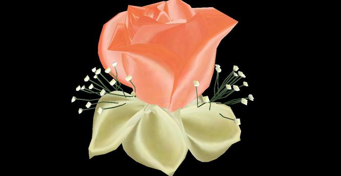 boutonniere 3 papaya 