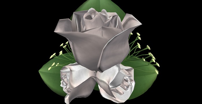 boutonniere 2 white 
