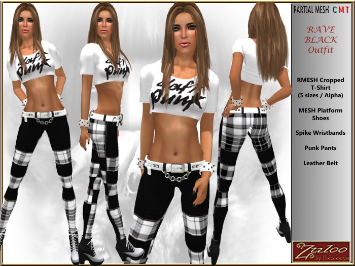 ZULOO-AMELIA OUTFIT - Black & White