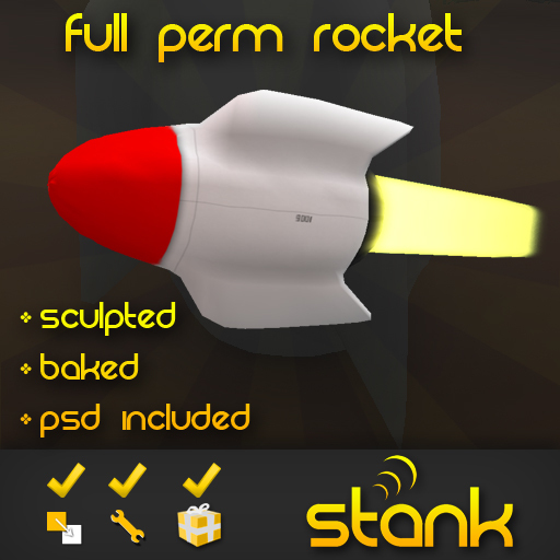 [Stank] Full Perm Sculpted Rocket
