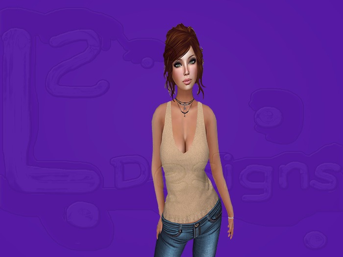 L2 Designs-Tank Top-Tan