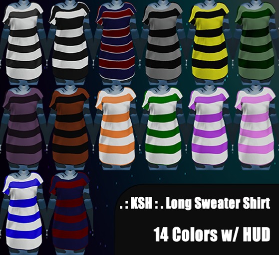 *KSH* Long Sweater Shirt