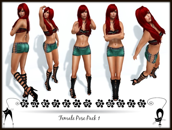 PuRfEcT PoSeS  Female Pose Pack 1