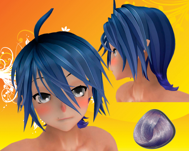 <<R-L>> Anime Rono Hair (Purple)