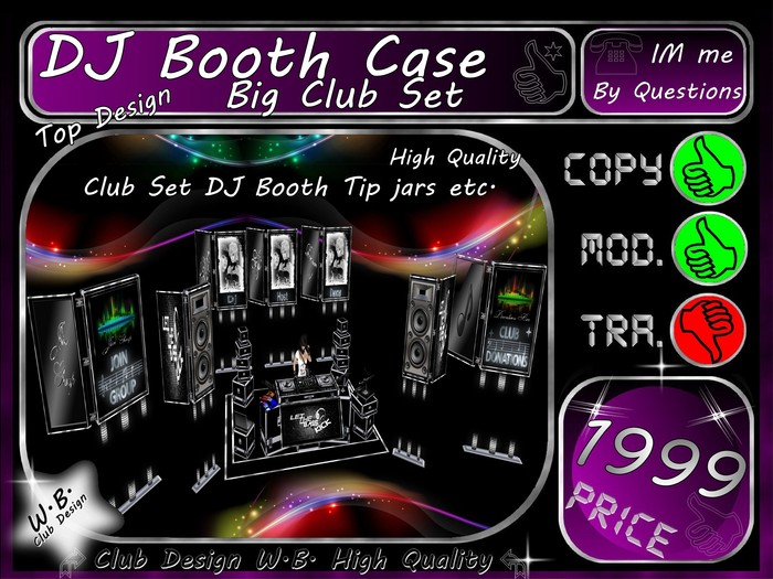 *Top* N.E.W. >> DJ Booth Style << Big Set in Case Style >>