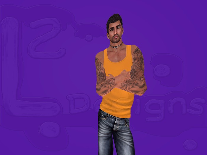 L2 Designs Mens Color Fat Pack Tank Top