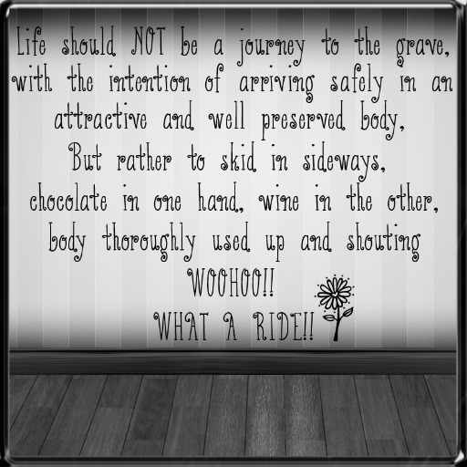 *~LT~*  Ride OF Life Wall Art