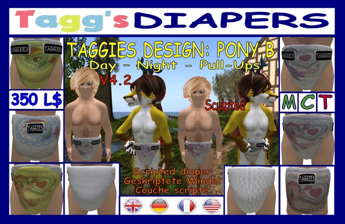 TAGGIES CLASSIC DIAPERS
