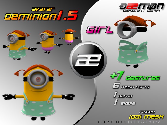 [DAEMON] Minion Deminion Girl Avatar 1.5