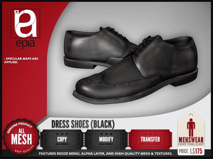 (epia) - Dress Shoes BLACK