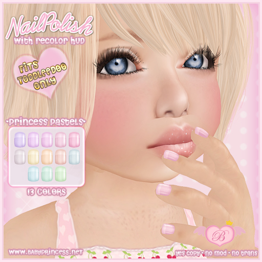 :*BABY*: ToddleeDoo NAILS - Princess Pastels