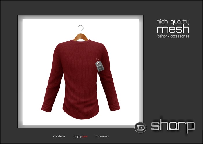 sharp by [ZD] - MESH - "Julian" Sweater