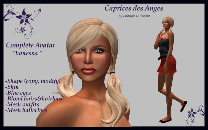 *CdT" Complete avatar "Vanessa"