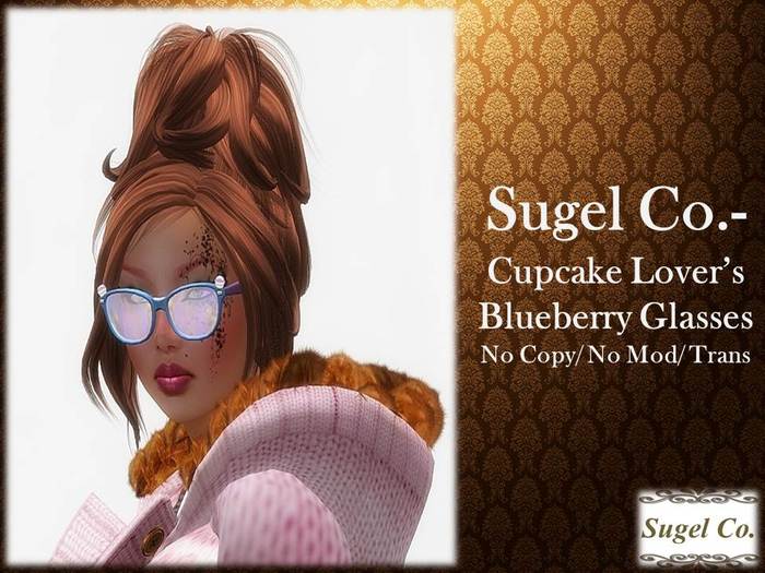 Sugel Co.- Cupkcake lovers [Blueberry] glasses