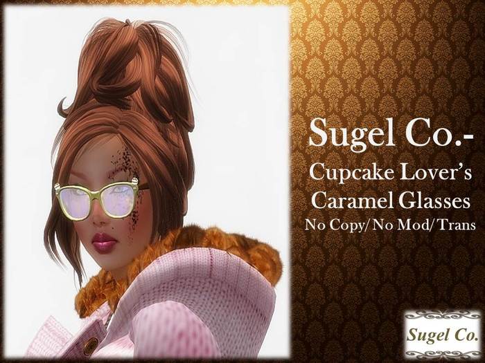 Sugel Co.- Cupkcake lovers [Caramel] glasses
