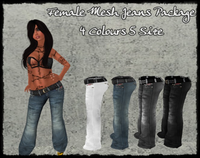 Mesh Jeans Female  Package
