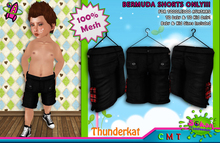 [SKTD] Toddleedoo ThunderKat Mesh Jeans Bermuda Shorts