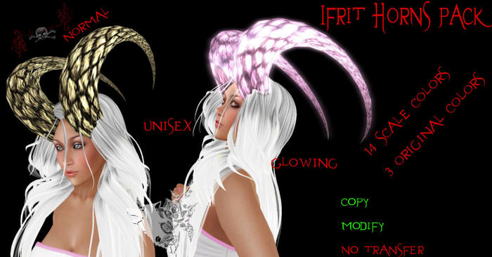Kishi Creations- Ifrit Horns Pack