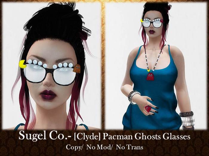 Sugel Co. - [Clyde] Pacman Ghosts Glasses