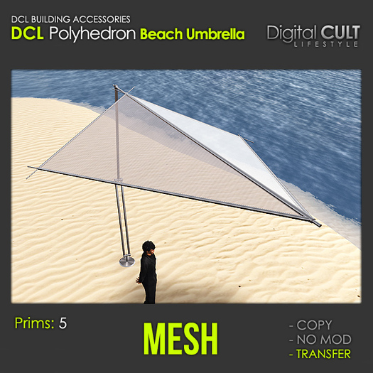 DCL Polyhedron Beach Umbrella