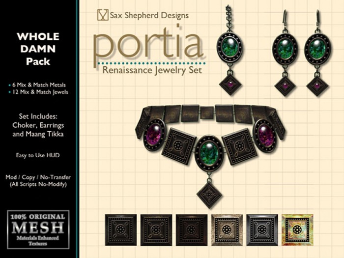 ! !SSD ~ Portia Renaissance Jewelry Set (Whole Damn Pack)