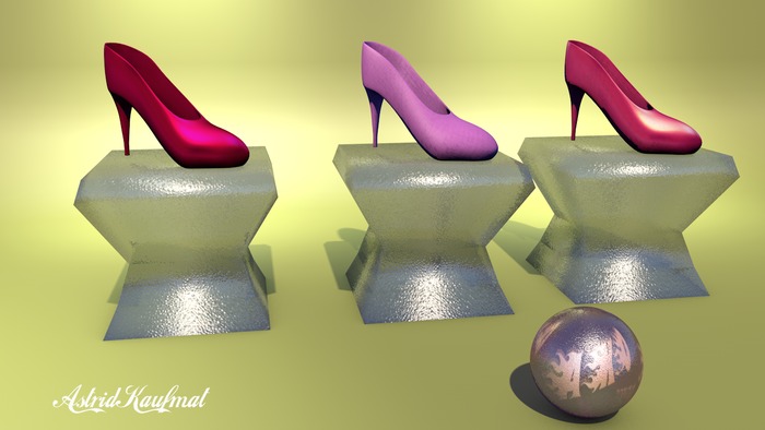 :::AKO:: Pumps gift (pink & jeans)