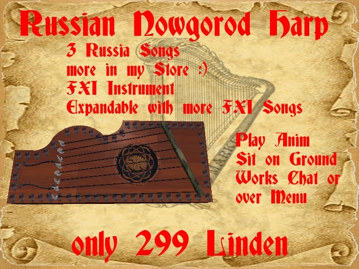 Nowgorod Harp FXI-F Boxed